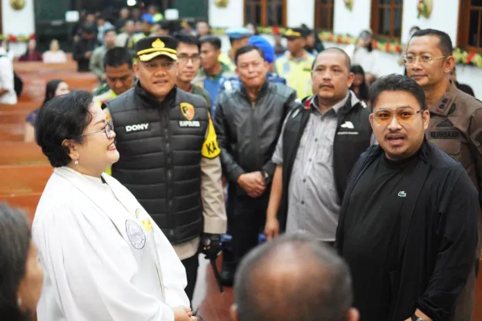 Polres Subang Bersama Forkopimda Pastikan Ibadah Natal 2025 Aman dan Kondusif