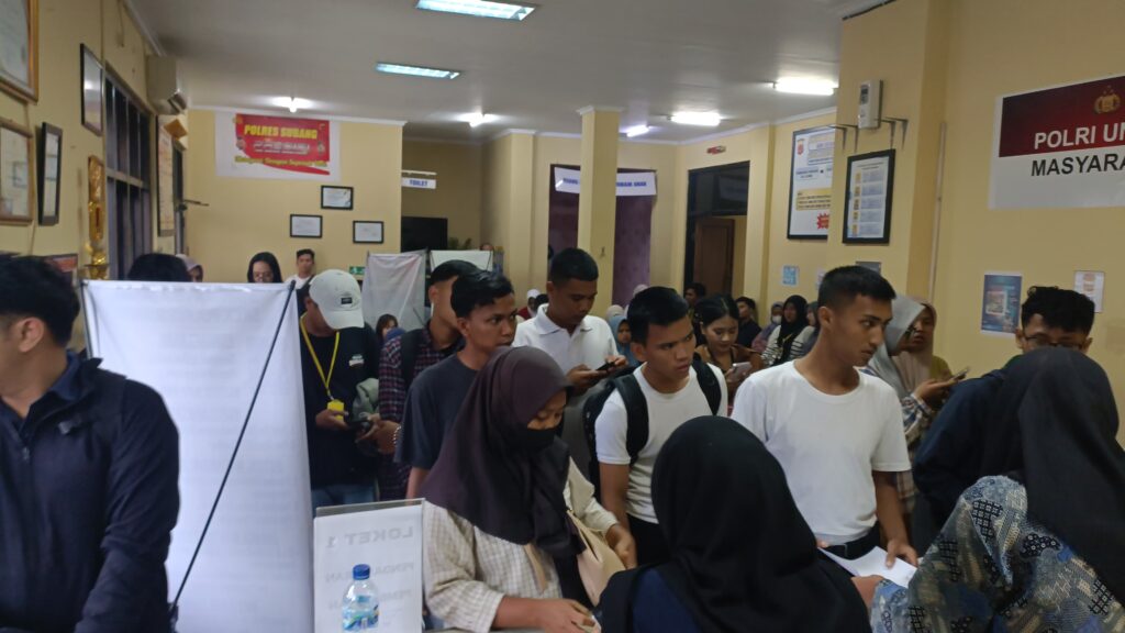 Permohonan SKCK di Polres Subang Membludak, Capai Ratusan Pemohon per Hari