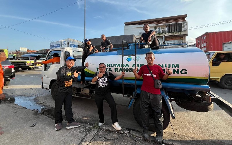 Tanggul Jebol, Ciasem Terendam Banjir: Perumda TRS Bergerak Cepat Pulihkan Layanan Air Bersih