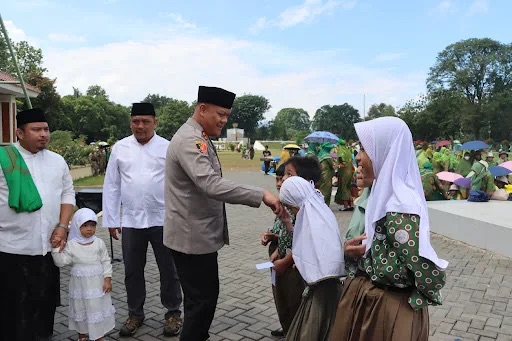 Polres Subang Hadiri Peringatan Harlah NU 2026 di Alun-Alun Kabupaten Subang